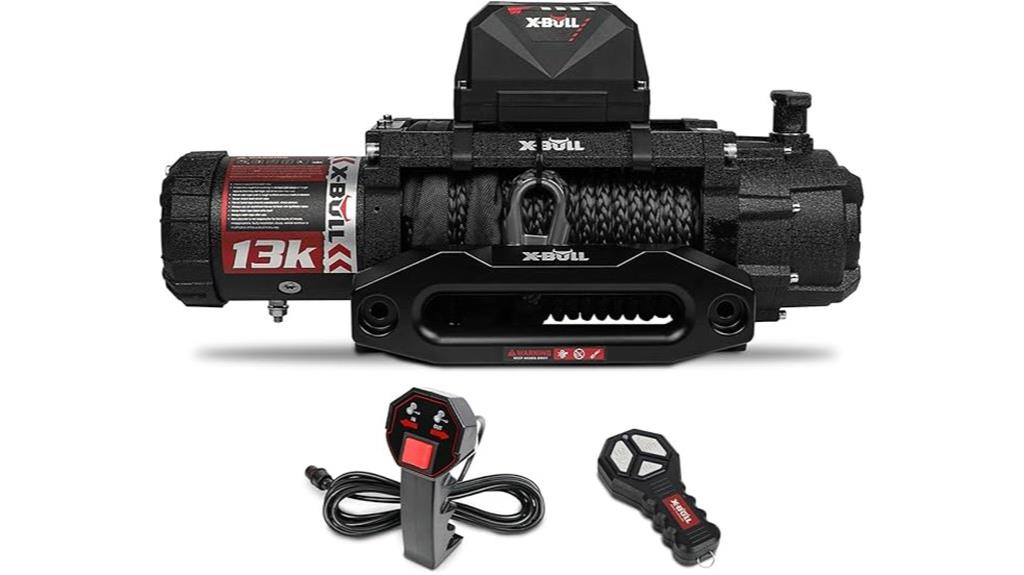 electric winch with remote