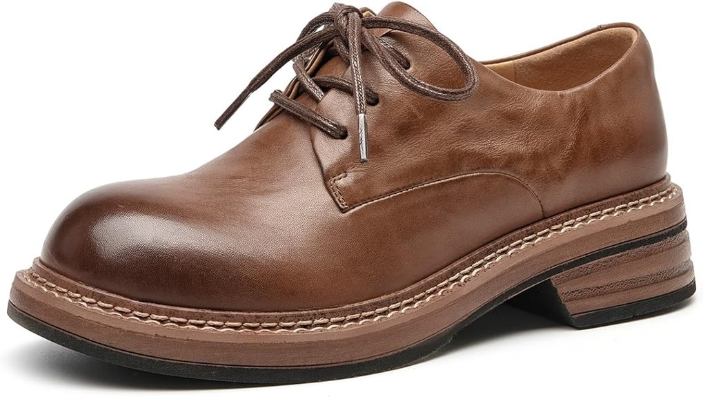 elegant leather oxford shoes