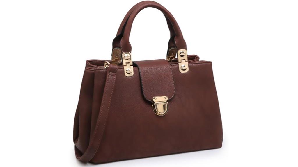 elegant medium leather tote