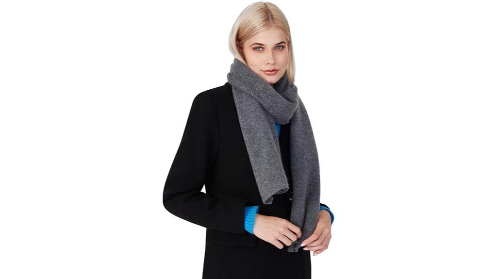 elegant pure cashmere scarf
