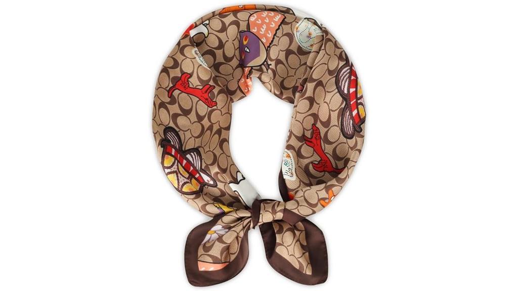 elegant satin hair wrap
