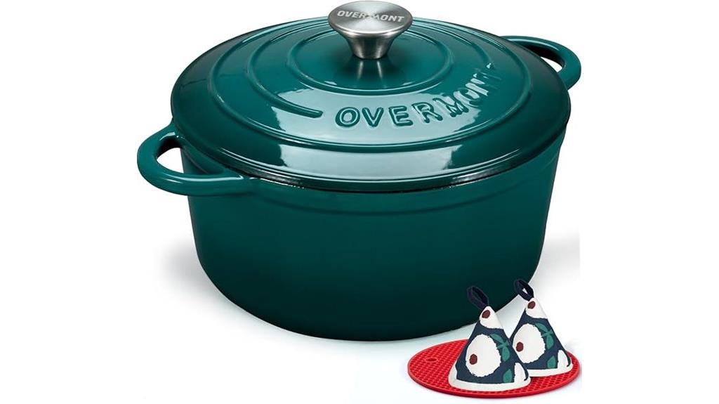 enamelled cast iron dutch oven
