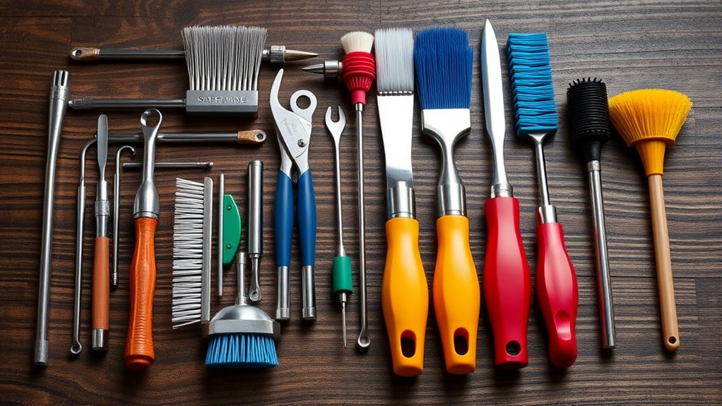 essential spray gun maintenance tools