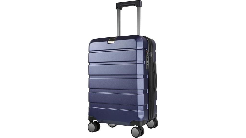 expandable spinner tsa luggage