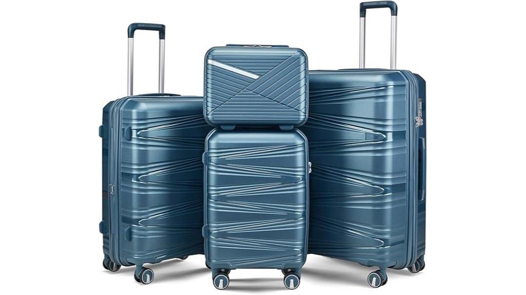 expandable tsa hardshell luggage