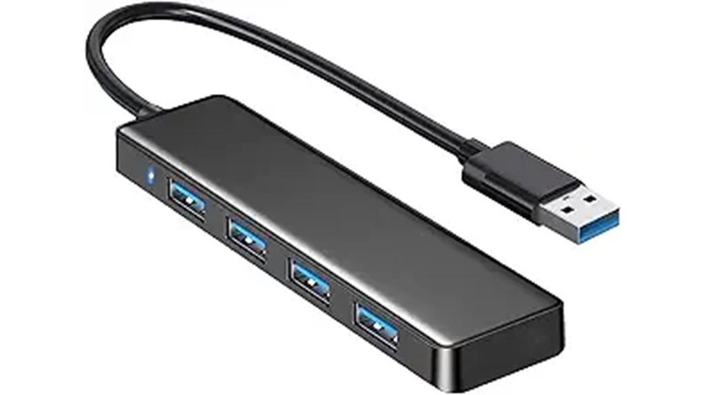 four port usb hub
