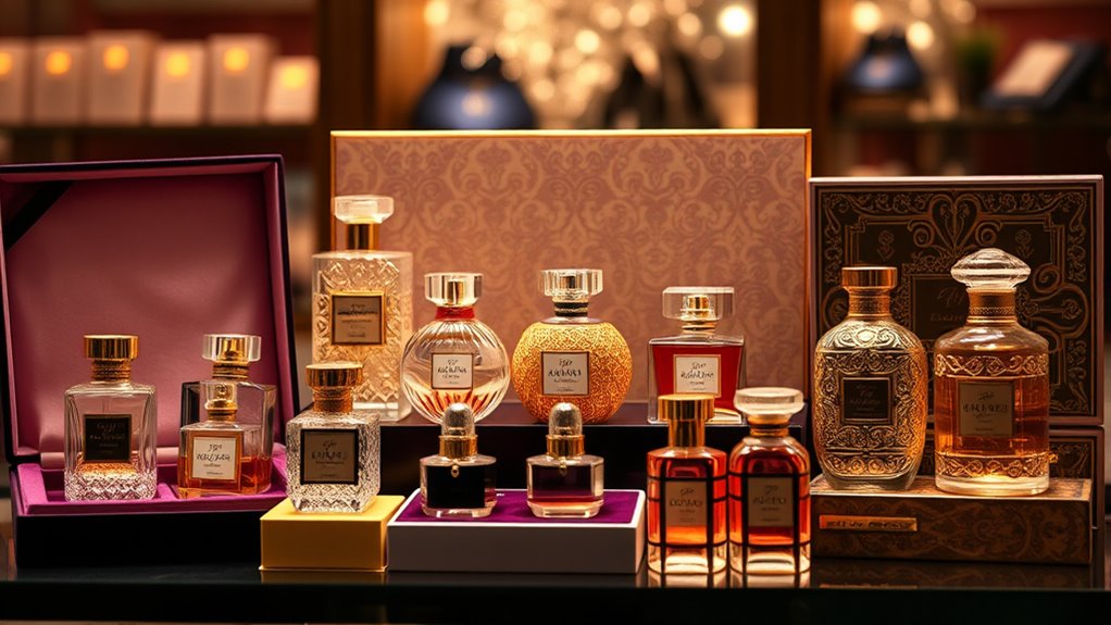 fragrance variety and presentation