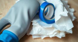 hand tape paper masking