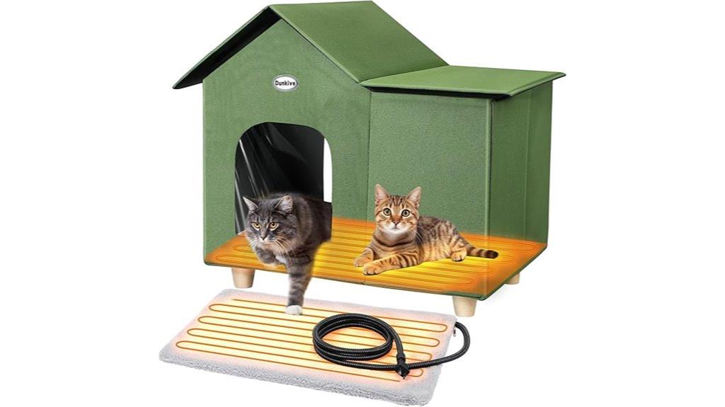 heated outdoor cat shelter