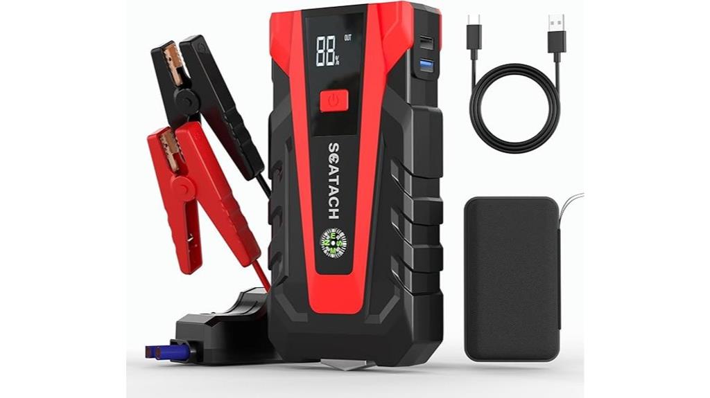 high capacity automotive jump starter