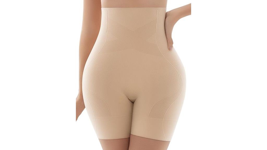 high waisted tummy control shorts