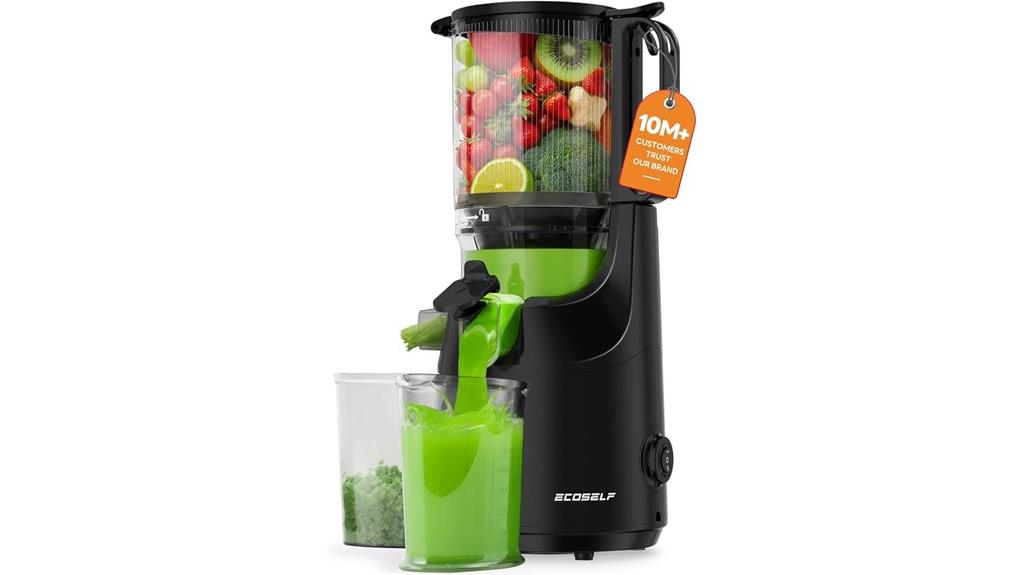 high yield cold press juicer