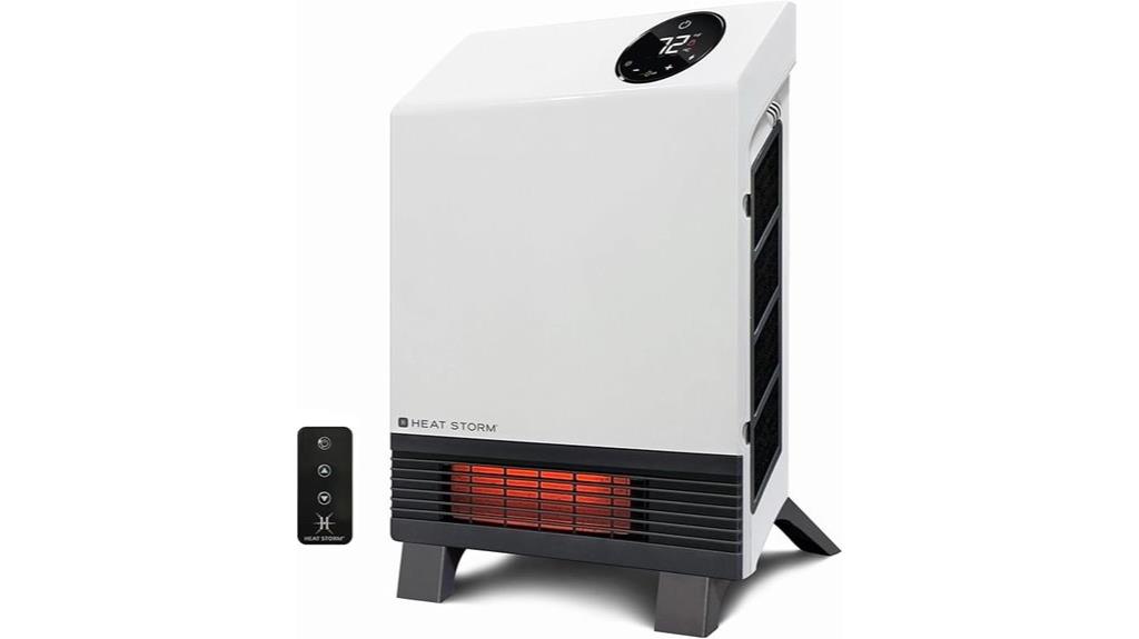 infrared heater with remote