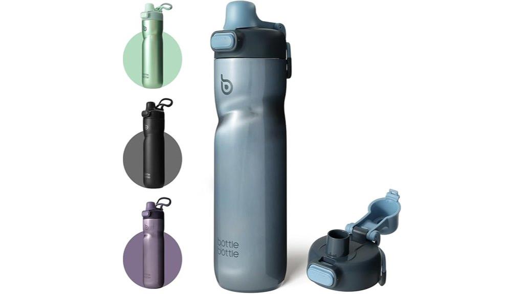 insulated bottle with handle