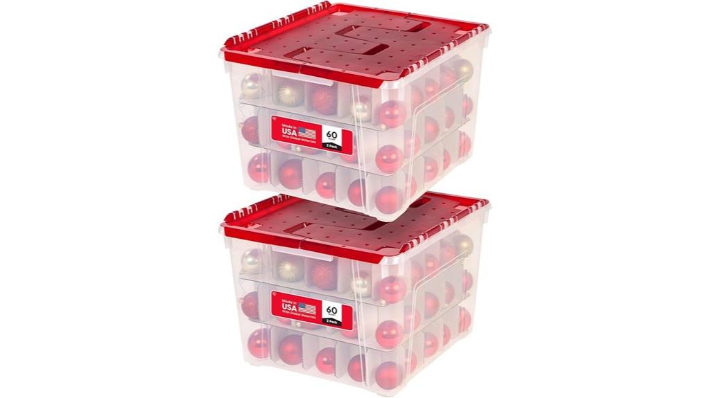 iris ornament storage box