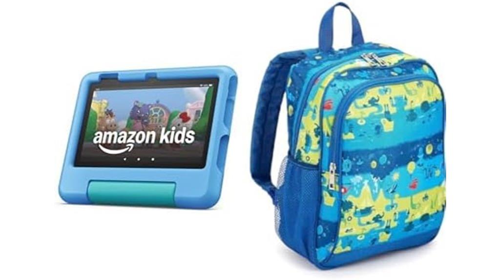 kids tablet with backpack