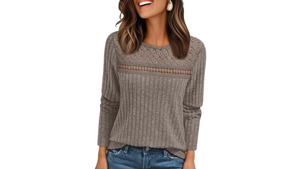 lace long sleeve shirt