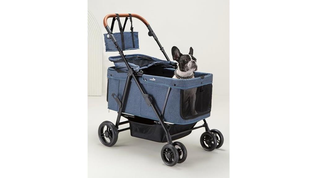 large medium dog stroller