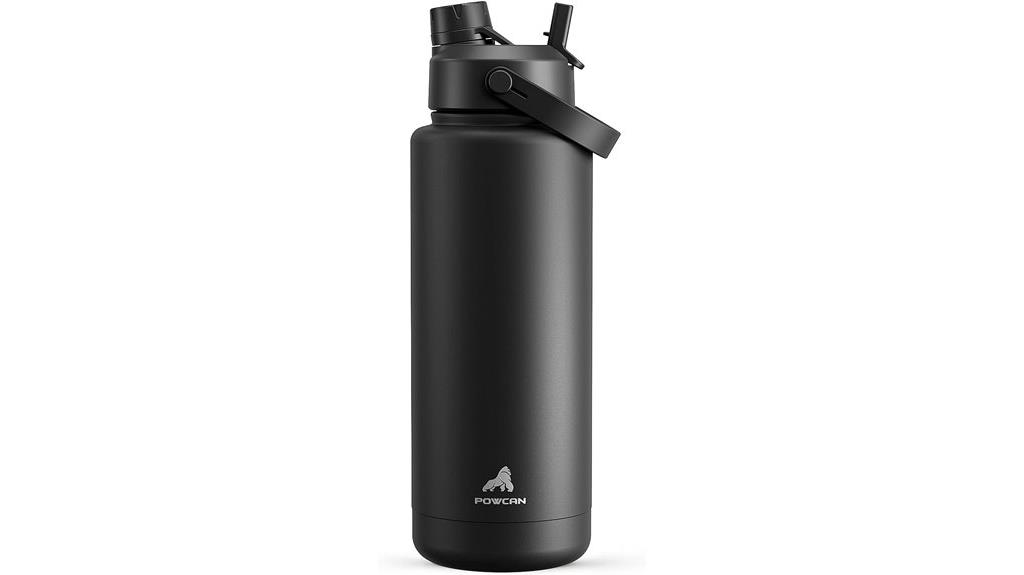 large stainless steel bottle