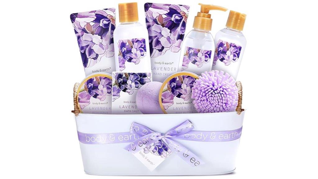 lavender spa gift set