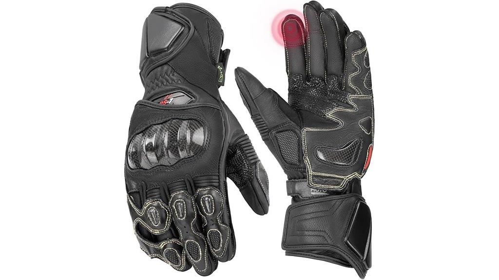 leather motorcycle gloves