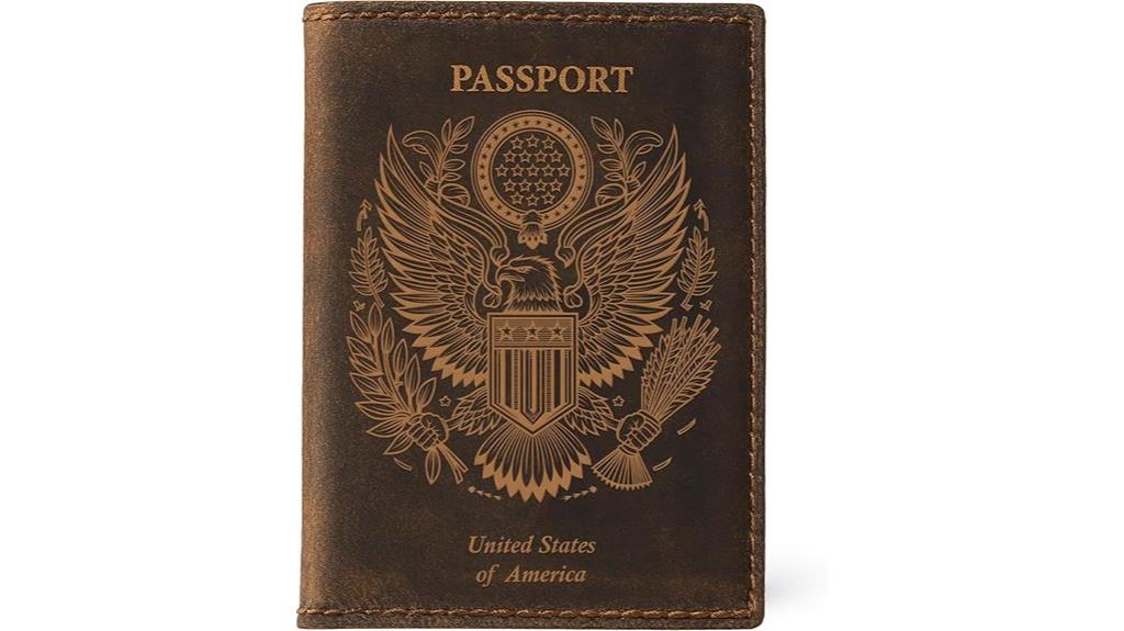 leather passport cover