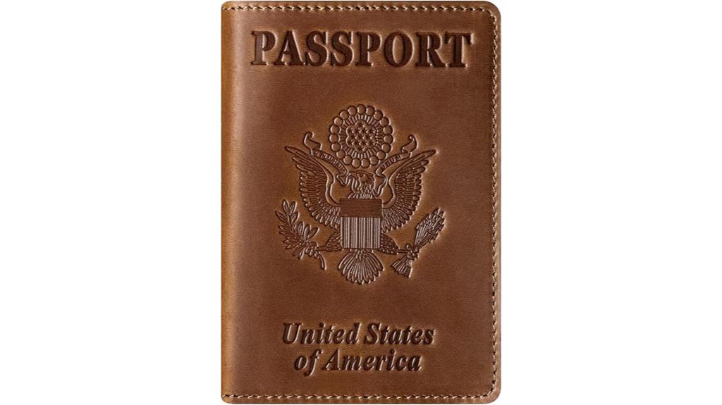 leather passport wallet cover