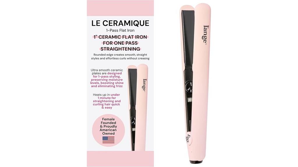 long hair ceramic straightener