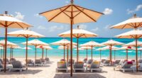 luxury beach umbrella collection