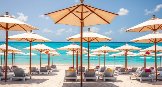 luxury beach umbrella collection