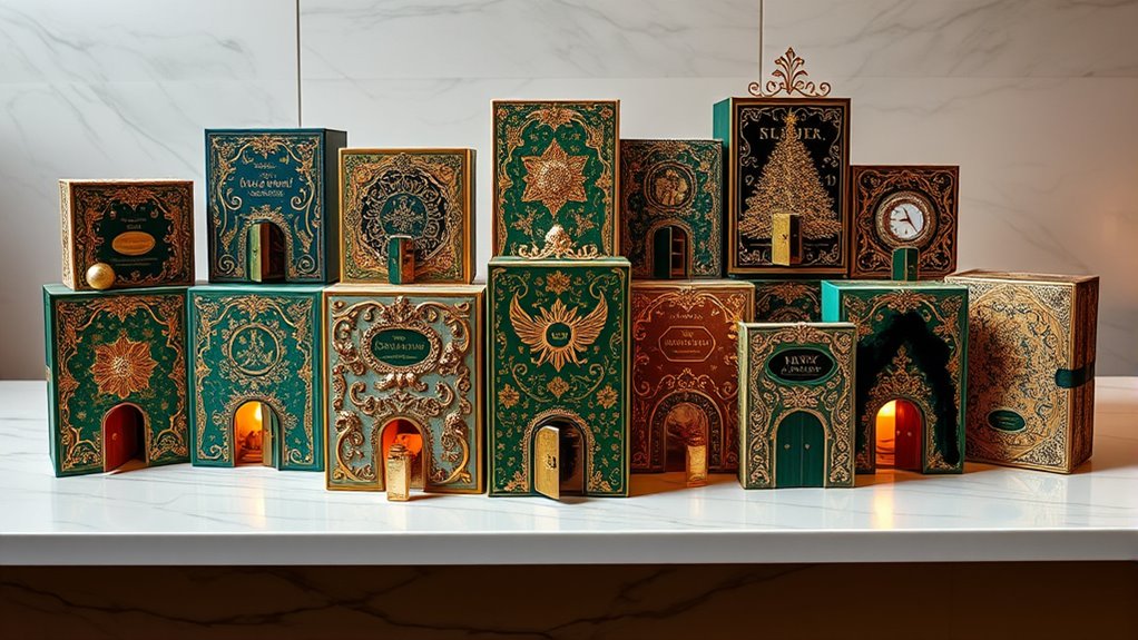 luxury beauty holiday countdown