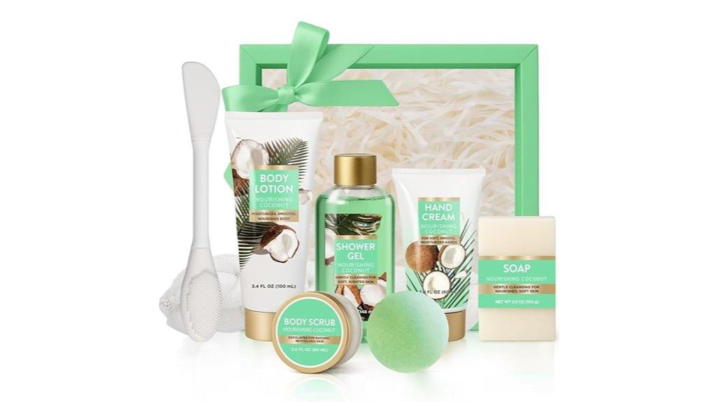 luxury coconut spa sets