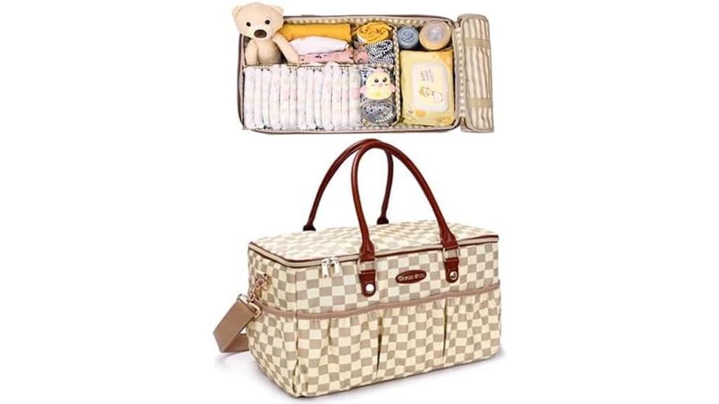 luxury collapsible baby tote