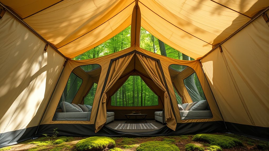 luxury durable camping tents