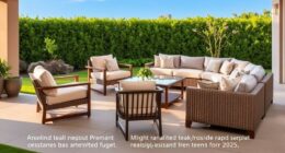 luxury durable patio furniture