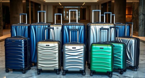 luxury durable suitcase sets
