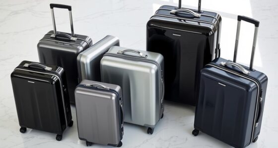 luxury durable travel luggage