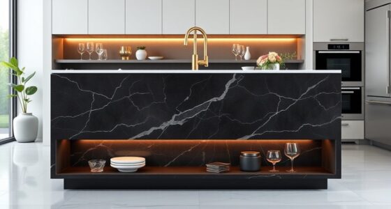 luxury kitchen island options