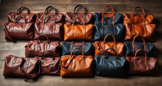 luxury leather travel bags