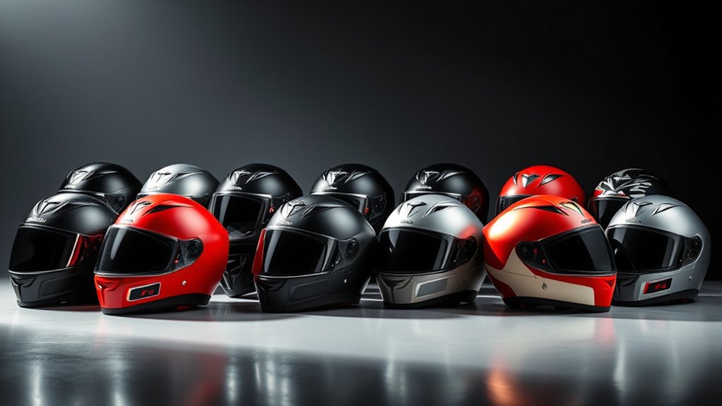luxury motorcycle helmet options