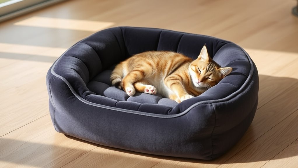 luxury orthopedic cat beds