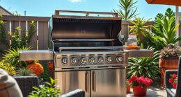luxury outdoor grill selection