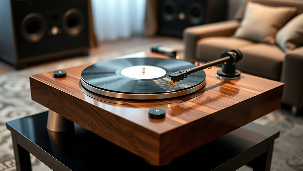luxury vinyl record players