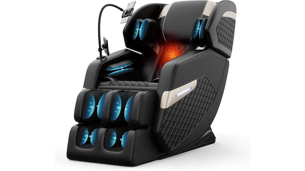 massage chair with heat