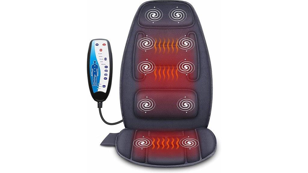 massage seat cushion with heat