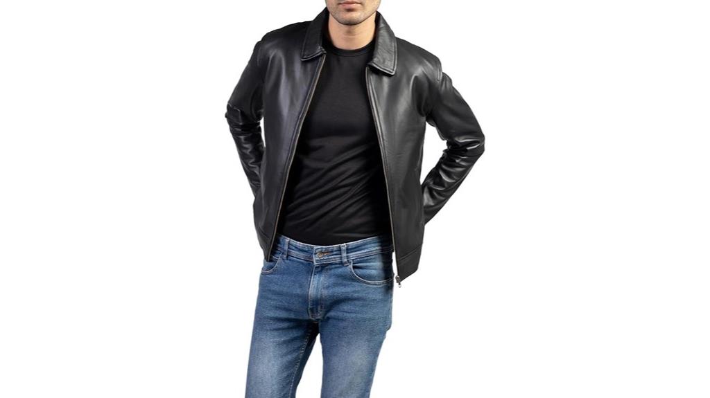 men s leather jacket