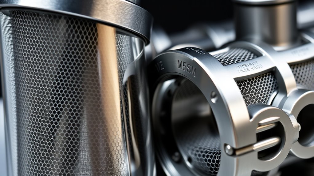 mesh size influences filtration efficiency