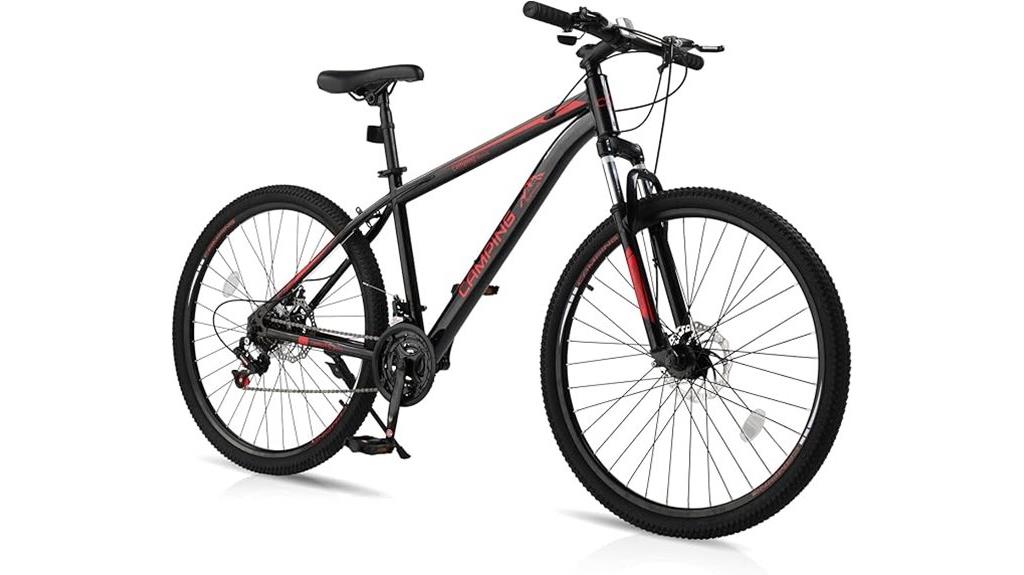 mountain bike with suspension