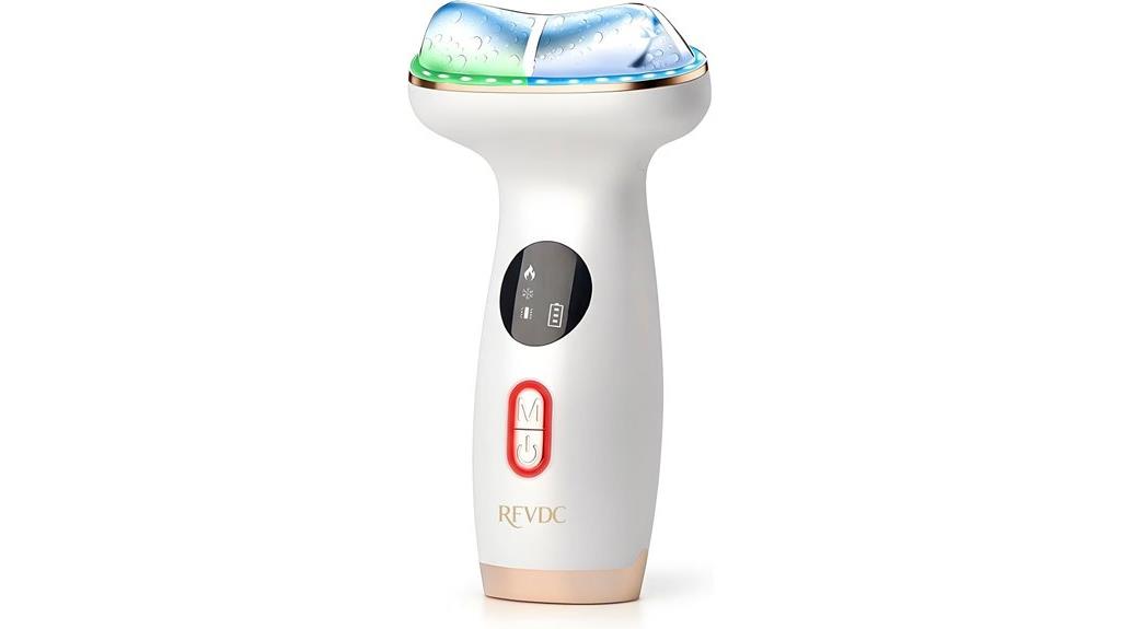 multi function led facial massager