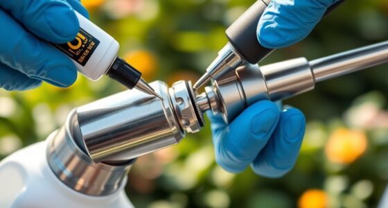 oiling sprayer before use